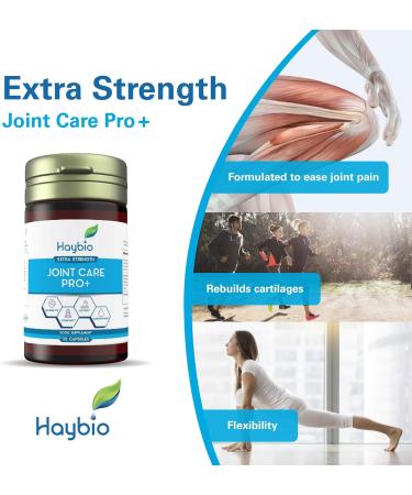 High Strength Glucosamine & Chondroitin Joint Relief Supplement | Anti-Inflammatory Formula with Vitamin C & Calcium | 30 Capsules | Made in UK - Buy Online on GoSupps.com
