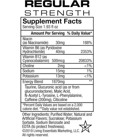 Living Essentials 5 Hour Energy Berry Supplements - 12 Count - Buy Online on GoSupps.com