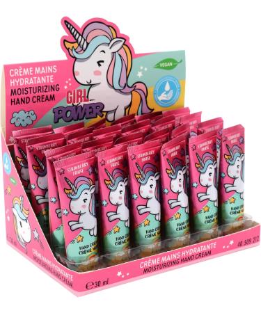 Unicorn Strawberry Hand Cream - for children and adults - fast absorbing moisturising hand care nourishing hand cream lasting moisture. - Buy Online on GoSupps.com