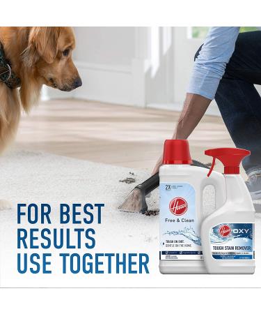 Hoover Free & Clean Deep Cleaning Carpet Shampoo AH30952 - 50oz Hypoallergenic Concentrated Cleaner Solution - Buy Online on GoSupps.com