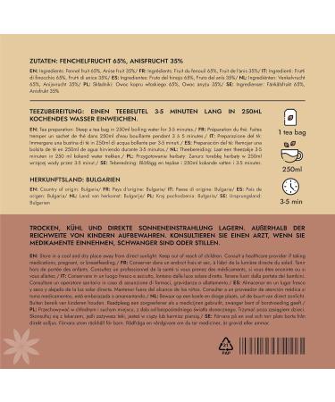  Alpi Nature Alpi Nature Anise and Fennel Herbal Tea 80 Tea Bags 160g (4 Boxes of 20 x 2g Bags) Anise and Fennel Seeds for Herbal Tea - Buy Online on GoSupps.com