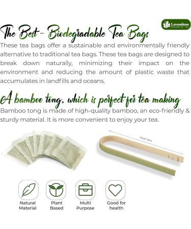 Lavendium Premium 30 Senna Leaf Tea Bags 100% Natural & Pure from Senna Leaves. Loose Leaf Senna Herbal Tea Made with Natural Material Tea Bags. No Sugar No Caffeine No Gluten Vegan. - Buy Online on GoSupps.com