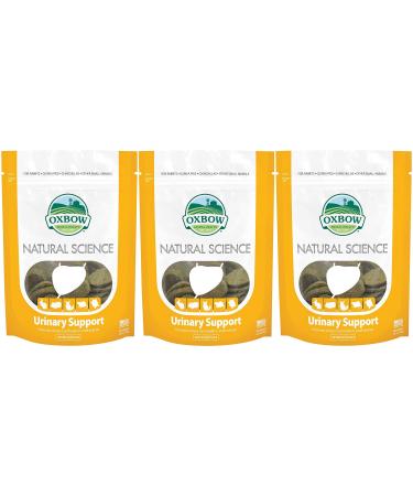 Oxbow 3 Pack of Natural Science Urinary Support Wafers for Small Pets, 4.2 Ounces Each, Made in The USA