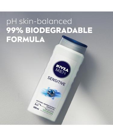  NIVEA Nivea Men Sensitive Gel Douche 500 ml - Buy Online on GoSupps.com