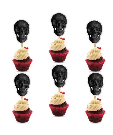 Seyal Skul Cupcake Topper