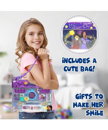 Disney Wish Children's Make-Up Set | Girl's Makeup Hair Accessories & Nail Polish | Perfect Birthday Gift for Kids Age 3+ | Townley Girl - Buy Online on GoSupps.com