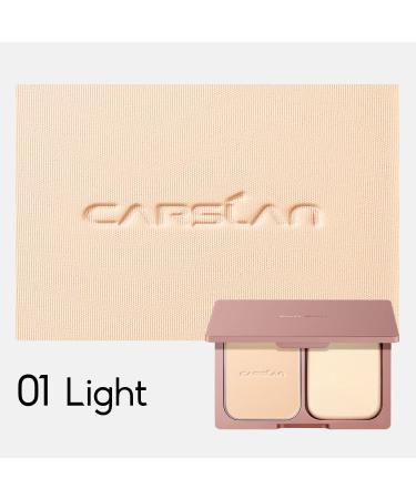 Oil Control Pressed Setting Powder - 12H Longlasting Waterproof Translucent Makeup Compact | 01 Light 0.28oz - Perfect for All Skin Types - Buy Online on GoSupps.com