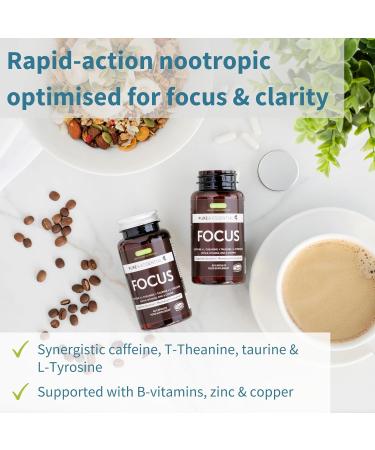 Omega-3 & Vitamin D3 1000iu + Focus Brain Booster Bundle Fast-Acting 1-a-Day EPA & DHA rTG Wild Fish Oil + Caffeine L-Theanine Taurine & L-Tyrosine B-Vitamins Zinc & Copper by Igennus - Buy Online on GoSupps.com