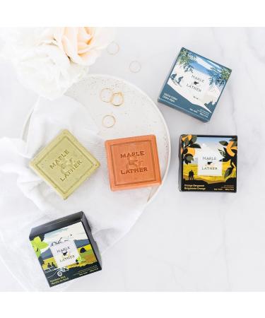Buy Maple & Lather Triple Milled Bar Soap - Northern Mint Exfoliating & Moisturizing 209g - Sustainably Sourced from Provence France - Buy Online on GoSupps.com