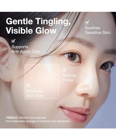PDRN Teedle Shot 100 Spicule Microneedling Serum Minimizing Pores & Fine Lines Collagen Glow Skin Rejuvenation Exfoliation Daily Care Korean Skincare 1.69Fl Oz (50ml) Teedle 100 - Buy Online on GoSupps.com