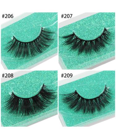 Buy 10 Styles Mixed 3D Mink False Eyelashes - Dramatic Long Wispies for Natural Volume | Handmade Eye Makeup - International Shipping Available - Buy Online on GoSupps.com