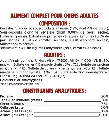 FIDO CROQ' MIX ADULT | Beef and Vegetables | Croquettes for Adult Dogs | Bag x 3 kg - Buy Online on GoSupps.com