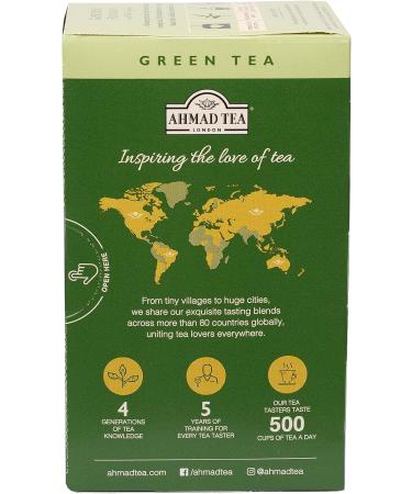 Ahmad Tea Jasmine Green Tea 20 Sachets - Jasmine Romance, 20 Count - Buy Online on GoSupps.com