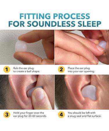 SleepDreamz Premium White Silicone Ear Plugs for Sleeping - 8 Pairs for Peaceful Sleep & Noise-Canceling - Ideal for Work, Concerts & Travel - 16 Count - Buy Online on GoSupps.com