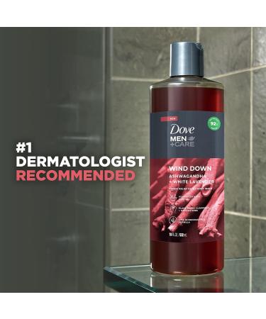 Dove Men+Care Wind Down Ashwagandha & White Lavender Face + Body Wash 18 oz - 4 Pack - Buy Online on GoSupps.com