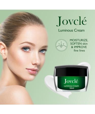 Jovcl Luminous Hydrating Face Cream for Dry & Sensitive Skin Lightweight Moisturizer with Centella Asiatica Astragalus Ginseng & Osmanthus 1.69 fl. Oz - Buy Online on GoSupps.com