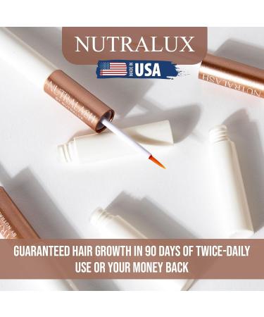 NutraLash Brow & Lash Growth Serum | Organic & Non-Irritating | Boosts Growth with Castor Oil Biotin & Peptides - Buy Online on GoSupps.com