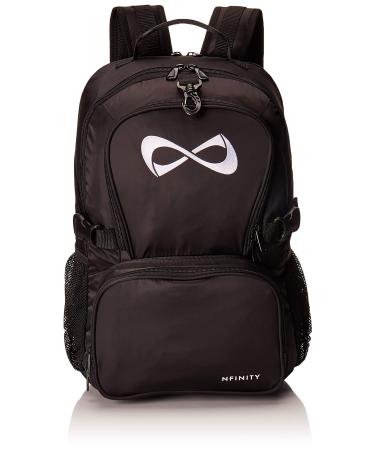 Black Classic Backpack - White Logo