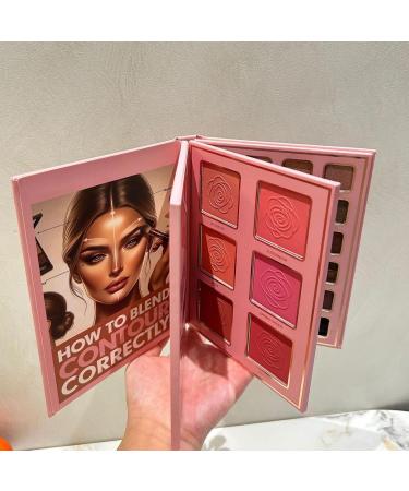 Makeup Palette 36 Colors Eyeshadow Magnetic Book Design 3 Layers Cosmetics Durable for Travel Party Beauty Fashion Women and Girls - Buy Online on GoSupps.com