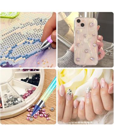 Bewudy 3 Pcs Nail Rhinestone Picker Dotting Pen Set | Dual-ended Wax Pencil Tool for Nail Art DIY Decoration | Jewelry Dotting Pen in Blue Pink Purple - Buy Online on GoSupps.com