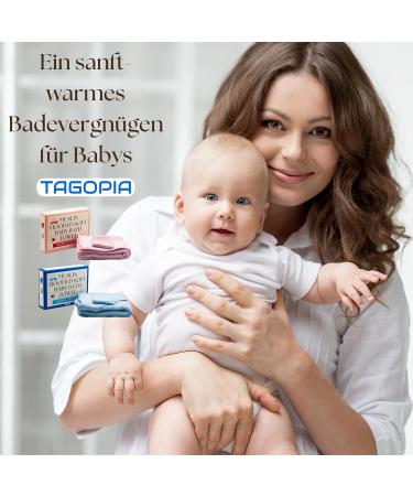 Tagopia 100% Cotton Baby Hooded Towel for Girls - Soft Muslin 75x80cm Perfect Newborn Bath Essentials - Buy Online on GoSupps.com
