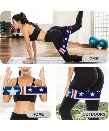 U.S. & Tennessee State Flag Yoga Workout Bands | Comfort Leg & Booty Resistance Straps for Physical Therapy - Buy Online on GoSupps.com