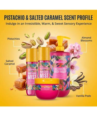 NATURE WELL Cheeky Collection Bundle - Includes 2 8 Fl Oz Hair & Body Mists 1 10oz Body Cream & 1 33oz Body Wash Value Sizes Scent of Vacation Perfect for Women Girls Teens - Buy Online on GoSupps.com