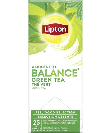 Lipton Feel Good Selection Th Vert 25 sachets Sans saveur Unitaire - Buy Online on GoSupps.com