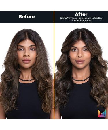 MATRIX Vavoom Triple Freeze Extra Dry Hairspray - 9 Oz | Adds Volume, Lift, 24 Hour Hold | Fast-Drying, Humidity Resistant | Neutral Fragrance - Buy Online on GoSupps.com