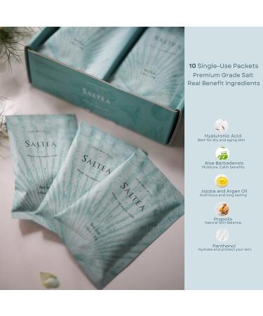 Luxury Spa Bath Salts for Soothing Bubble Bath - Set of 10 Packets (Vetiver) - Buy Online on GoSupps.com