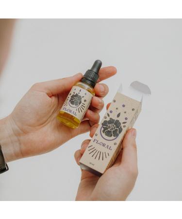  By Elementum Floral Beard Oil Natural Care with 6 Plant Oils Unique Mango Blackcurrant and Jasmine Scent 30ml - Buy Online on GoSupps.com