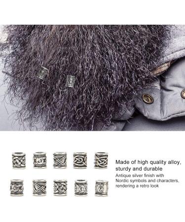 Viking Beard Beads & Nordic Dreadlock Beads - DIY Craft Jewelry & Hair Accessories - Buy Online on GoSupps.com