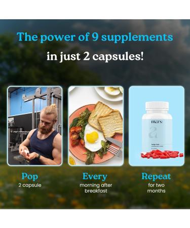 mars by GHC Surgemax Natural Capsules with Shilajit & Safed Musli | Supports Energy, Strength & Immunity | for Active Lifestyle | 60 Capsules | Pack of 1 - Buy Online on GoSupps.com