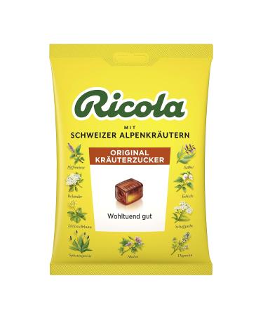Ricola Original Herb Sugar Candies - 16 Bags of Swiss Herbal Sweets with 13 Alpine Herbs & Menthol Vegan & Soothing - Buy Internationally - Buy Online on GoSupps.com