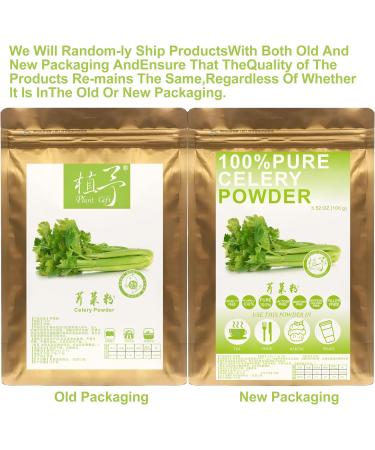 Plant Gift 100% Celery Powder 100G/3.25oz Non-GMO Powder No Filler No additives Natural Chinese Flour Adds Flavor and Taste Great Flavor for Drinks 2UK-PO0081 - Buy Online on GoSupps.com