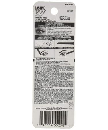 Maybelline Lasting Drama Matte Automatic Pencil 910 Jade Olive - Buy Online on GoSupps.com