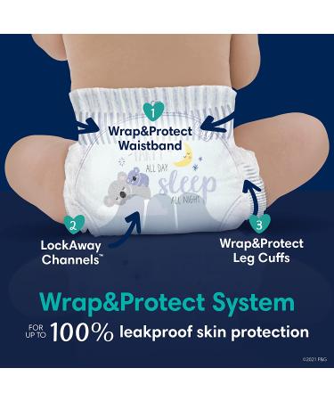 Pampers Swaddlers Overnights Size 5 Diapers - 50 Count Super Pack - Buy Online on GoSupps.com
