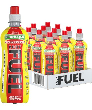 Applied Nutrition BodyFuel Electrolyte Water - Body Fuel Prime Drink with BCAAs and Vitamins Fast Hydration (12 x 500ml) (Drumstick) - Buy Online on GoSupps.com
