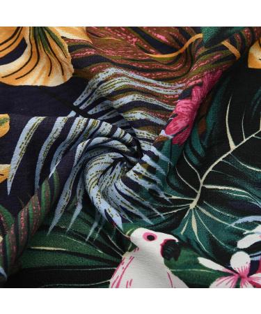 LOVEELY Men's Casual Hawaii Shirt & Beach Shorts Set - Blue 5XL - Buy Online on GoSupps.com