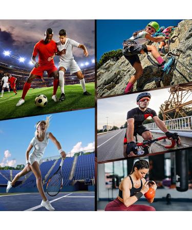 Buy Multi-Color Athletic Pre Wrap for Hair - 6 Rolls 72 Yards Foam Sport Underwrap Tape - Black Pink Blue Green - Buy Online on GoSupps.com