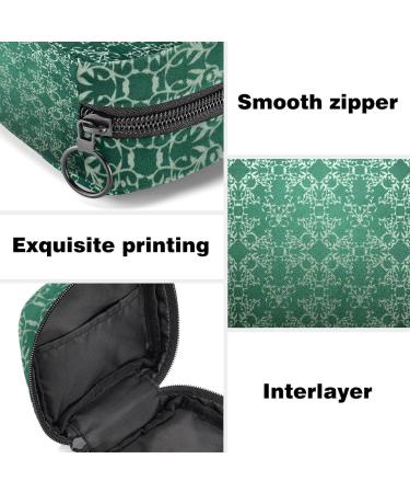 Vintage Floral Menstrual Bag with Zipper | Ladies Napkin & Tampons Pouch | Stylish & Functional for Women & Girls - Buy Online on GoSupps.com