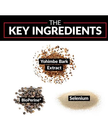 Force Factor Yohimbine Supplement for Men - 6mg Yohimbe Bark Extract for Enhanced Performance - 60 Capsules (2-Pack) - Buy Online on GoSupps.com