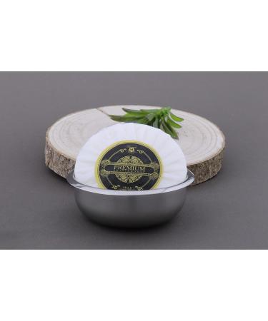 Complete Vintage Style Men's Shaving Set - Synthetic Brush Triple Edge Razor Engraved Bowl & Soap | Free Alum Stick Pencil - Buy Online on GoSupps.com