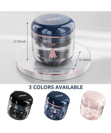 OFIDUS Denture Bath Case - No-Leak Double Layer Portable Box with Mirror & Removal Tool for Dentures, Braces, Retainers - Blue - Buy Online on GoSupps.com