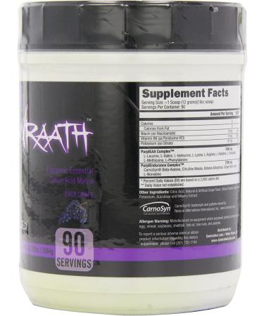 Controlled Labs Purple Wraath Juicy Grape - 2.39 lbs (1084 g) | Best BCAAs for Muscle Recovery - Buy Online on GoSupps.com