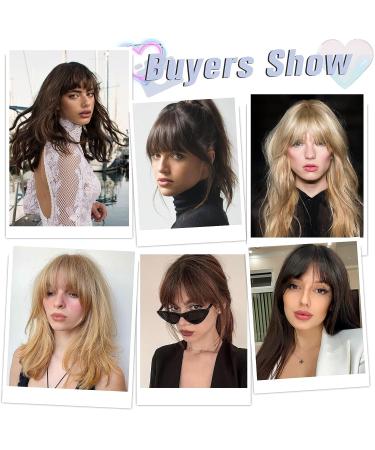 WECAN Clip in Bangs 100% Human Hair Extensions Bangs Hair Clip Natural Black Fringe with Temples Wigs for Women Curved Bangs for Daily Wear (French Bangs  Natural Black) French Bangs #Natural Black - Buy Online on GoSupps.com