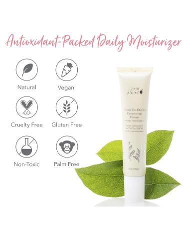 100% Pure Green Tea EGCG Face Cream | Anti-Aging Antioxidant Hydrating Moisturizer with Squalene & Caffeine | 1.4 Oz - Perfect for Men & Women - Buy Online on GoSupps.com