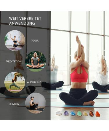 29PC Crystal Gemstones Set | Healing Stones for Chakra Meditation - Raw Spherical Necklaces & Pyramid | Perfect Gift for Wellness - Buy Online on GoSupps.com