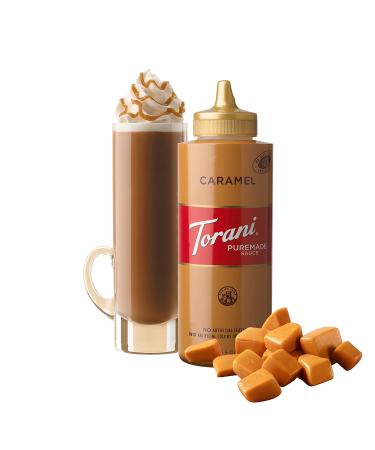 Torani Puremade Caramel Sauce 16.5oz (Pack of 4) - Delicious Caramel Flavor | 66oz Total - Buy Online on GoSupps.com