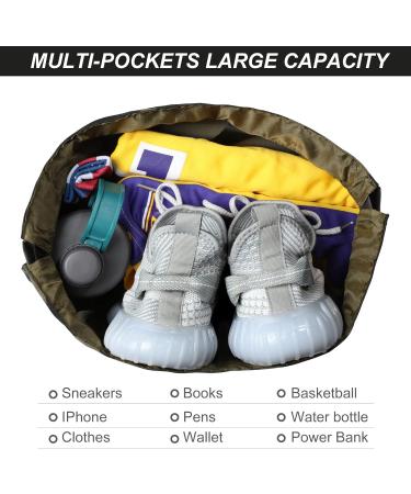 ATRIPACK Tactical Drawstring Backpack Water-Resistant Swim Bag String Bag Sandproof Beach Backbag American Flag Cinch Sack Bookbag for Men Women Boys Girls Basketball Swim Gym Sports(Black Camo - Buy Online on GoSupps.com